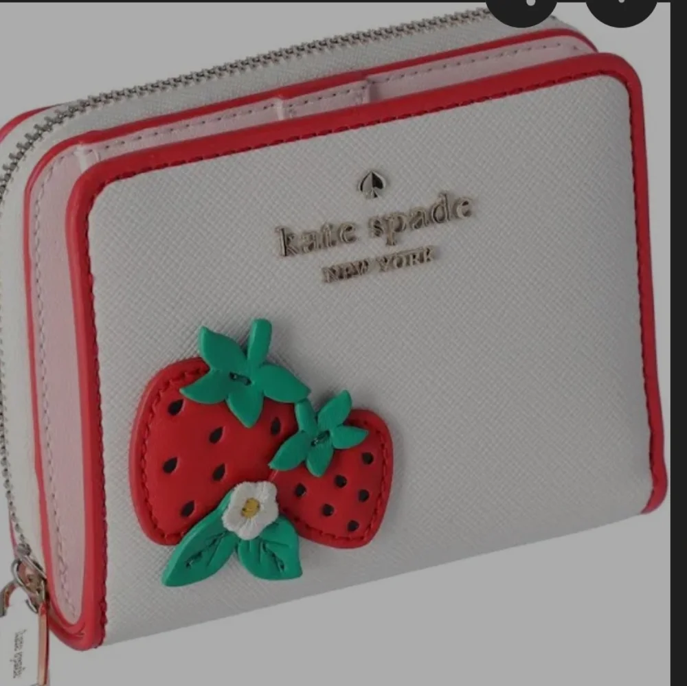 Kate Spade New York Strawberry Small Zip Wallet - Picture 8 of 10